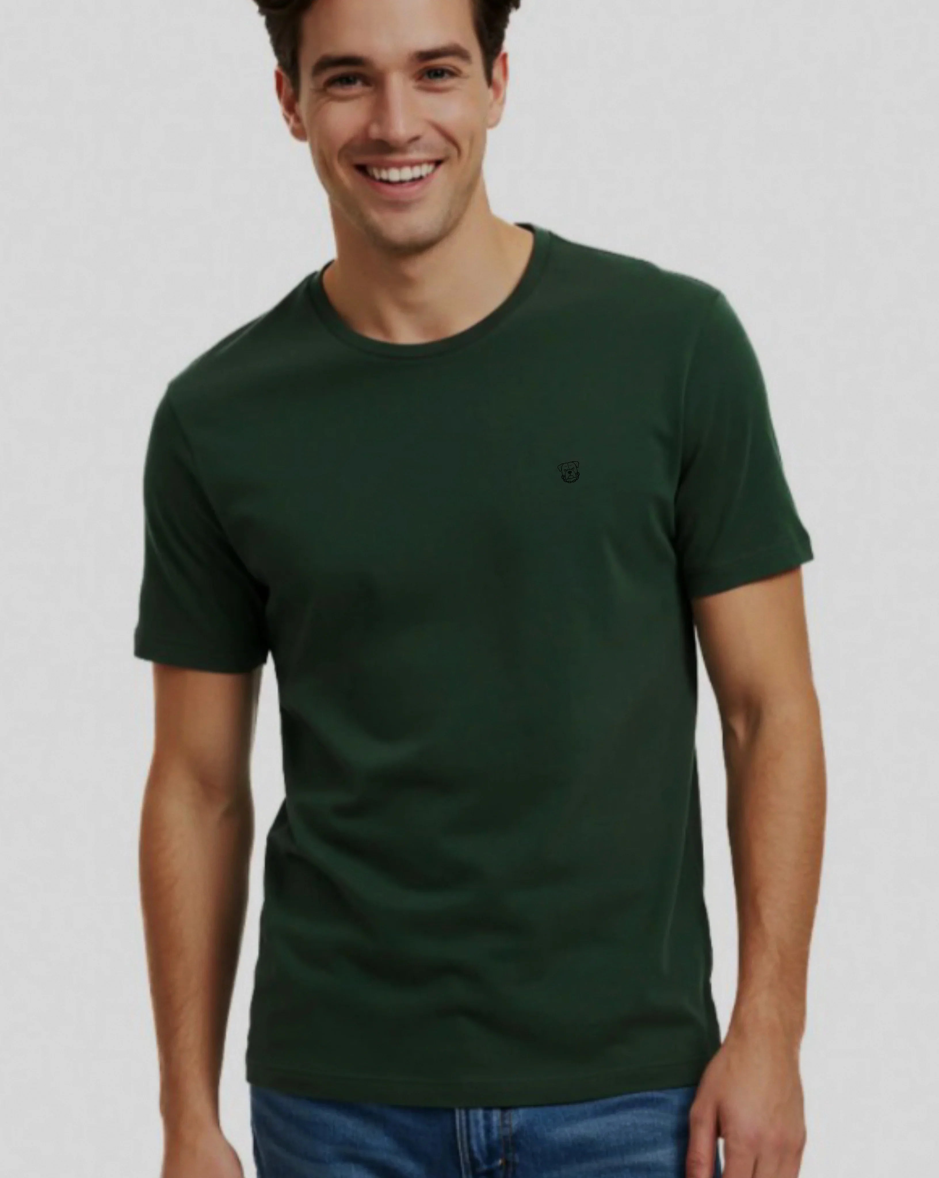 Camiseta Básica Gola Redonda - Moda