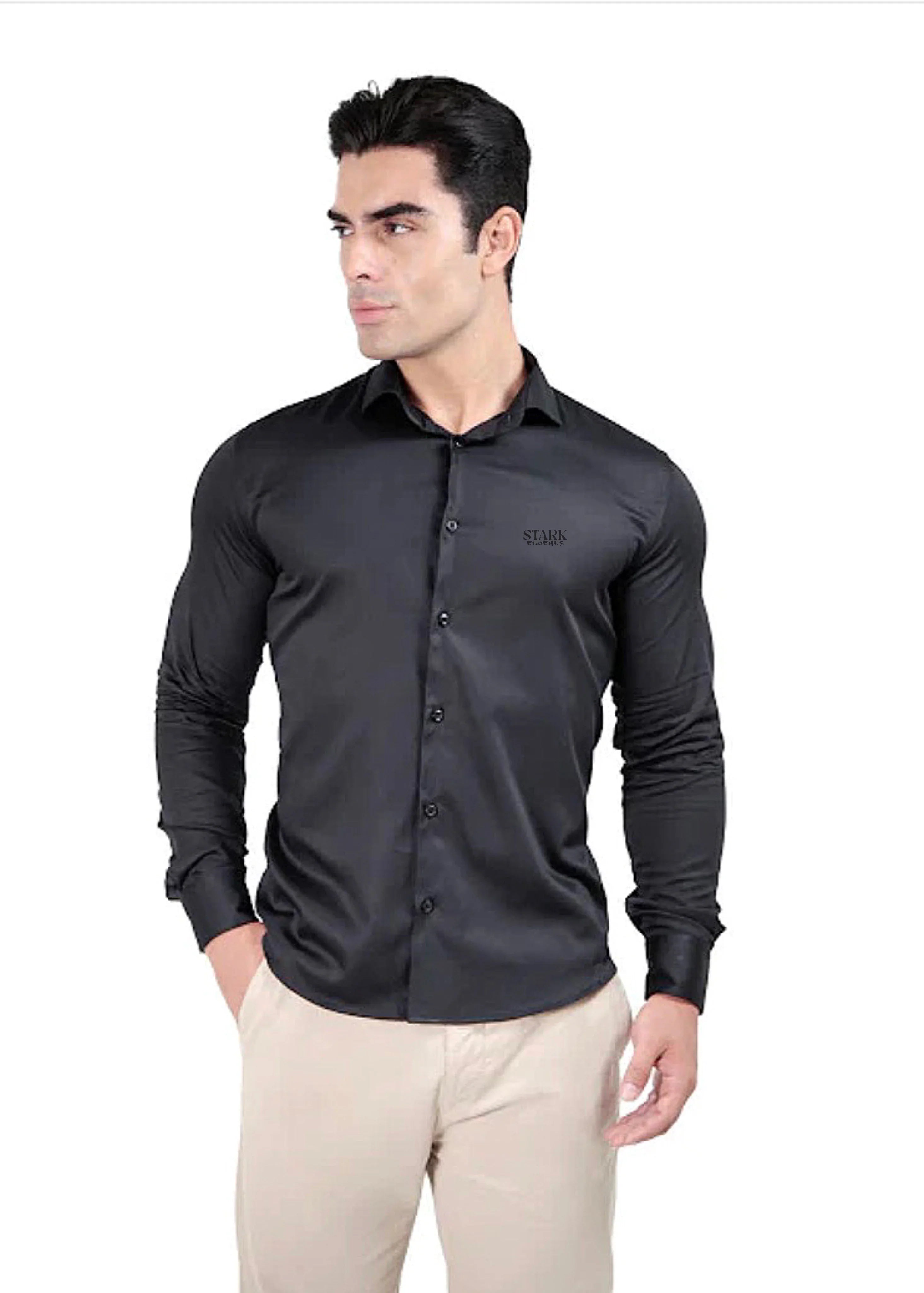 Camisa Manga Longa Slim Fit Algodão Egípcio