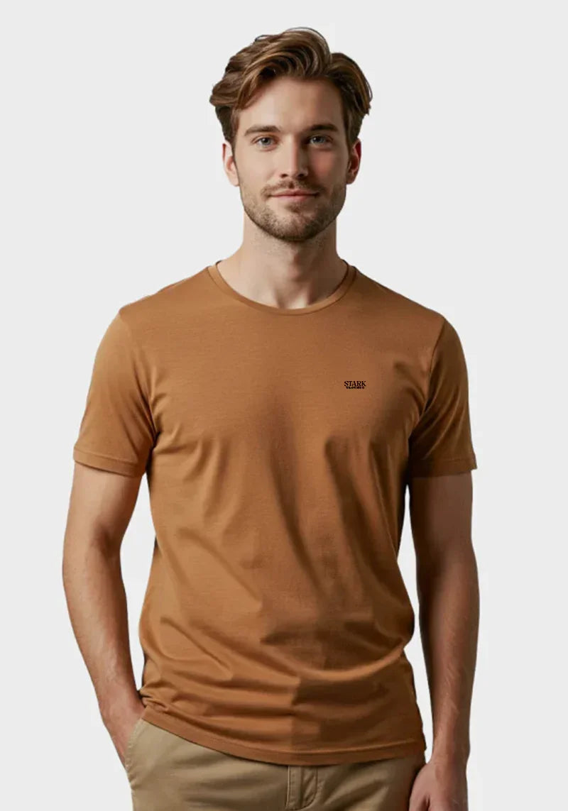 Camiseta Básica Gola Redonda - Moda