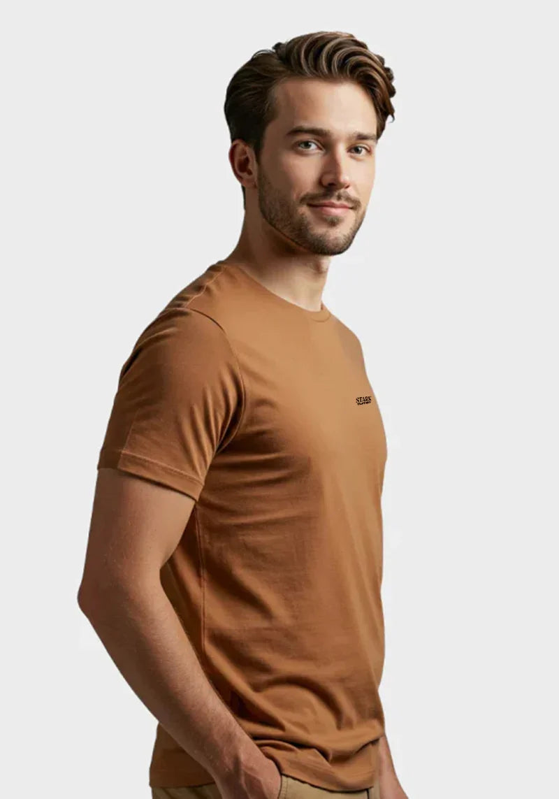 Camiseta Básica Gola Redonda - Moda